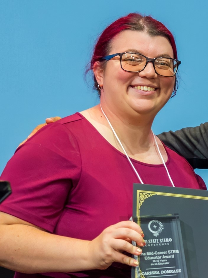 Carissa Domrase, 2024 Mid-Career STEM Educator Award recipient