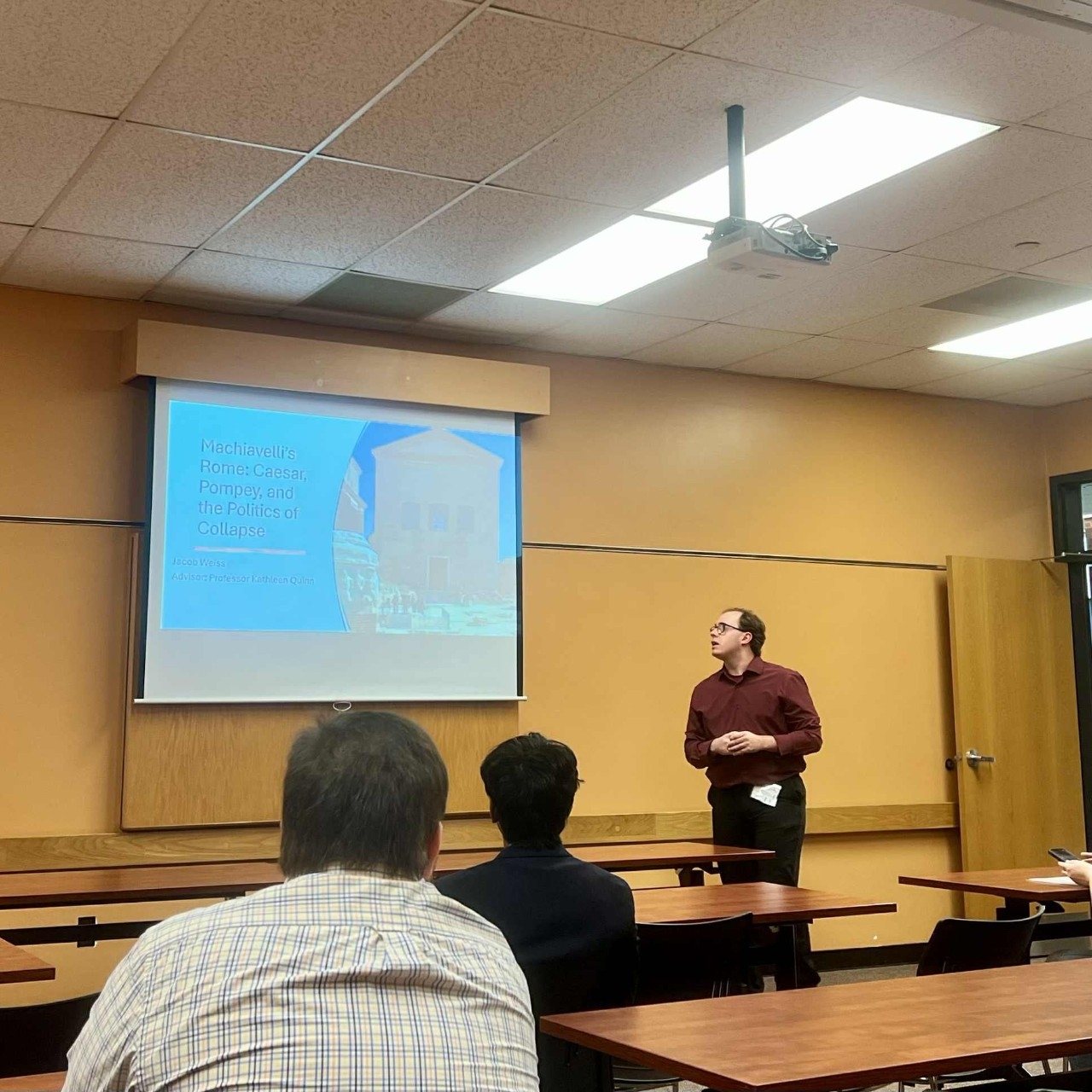 Student presents at conference