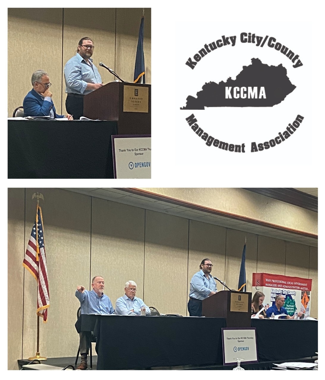 Dr. Darrin Wilson presenting at KCCMA