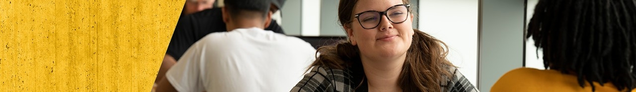 Students sitting at a table