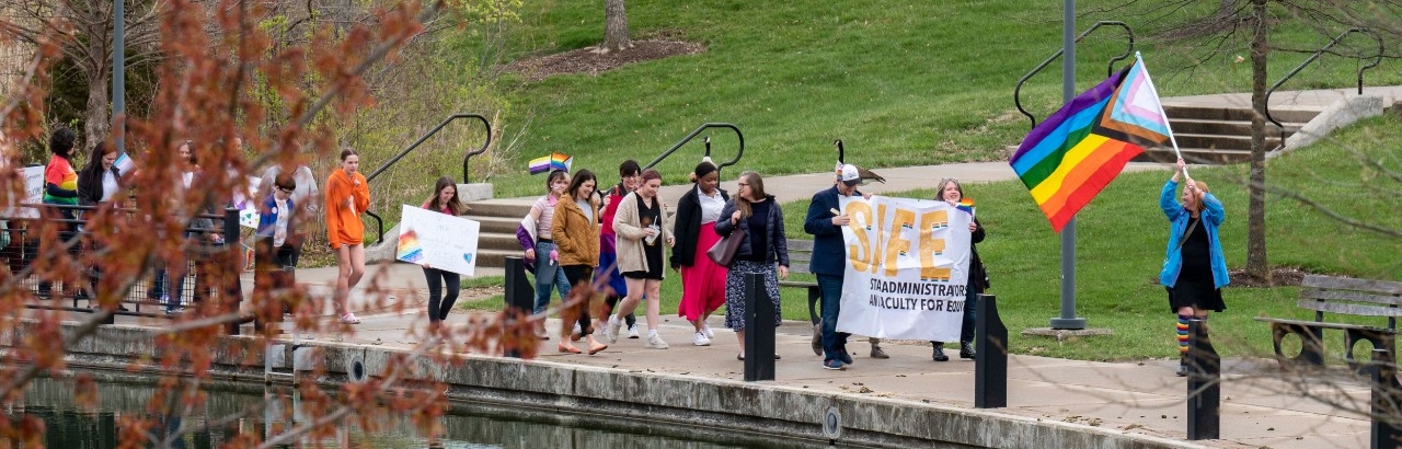 Pride March at NKU