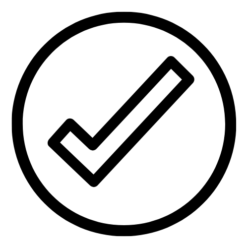 Icon of a checkmark
