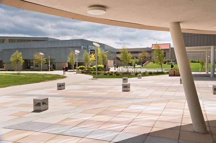 View of Student Union from Griffin Hall