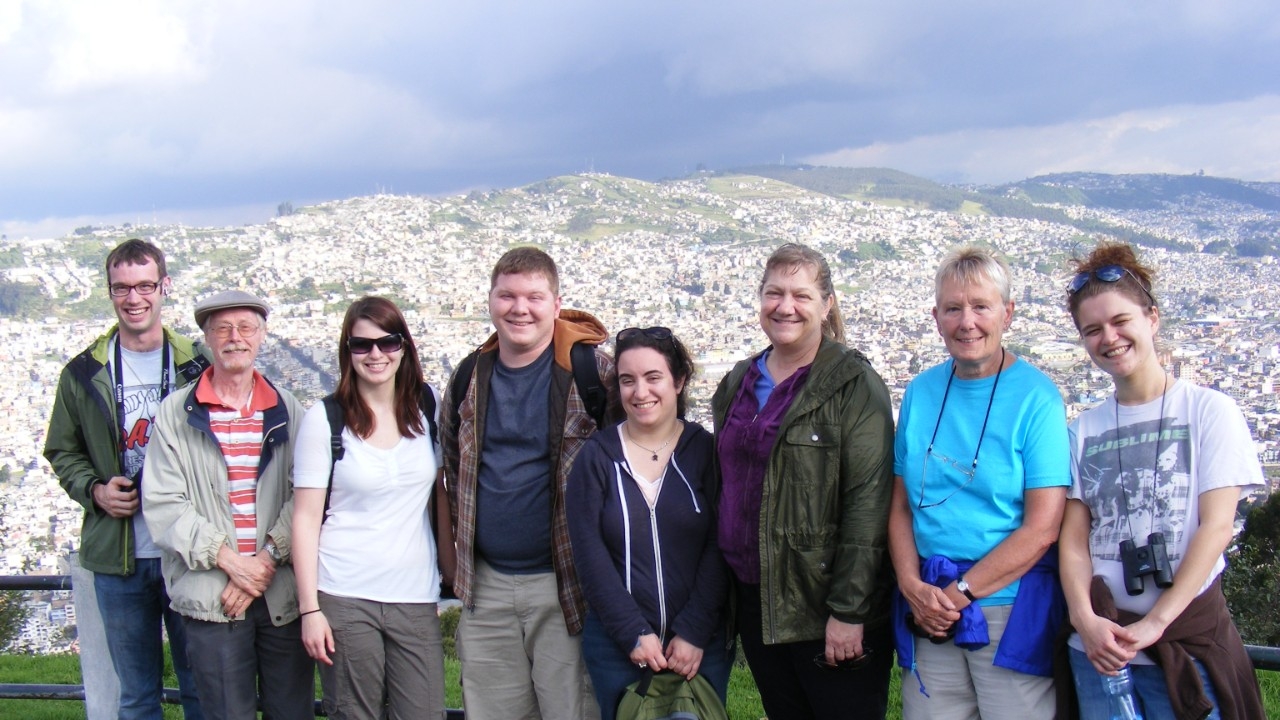 Group of students abroad