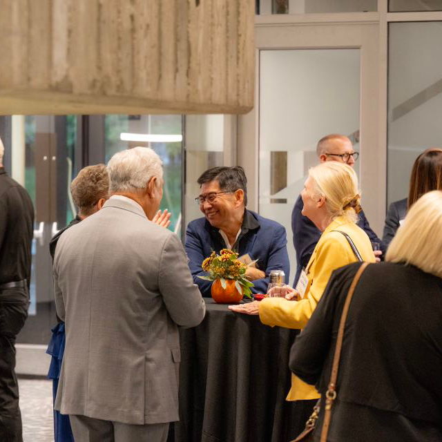 People at ThaNKU event